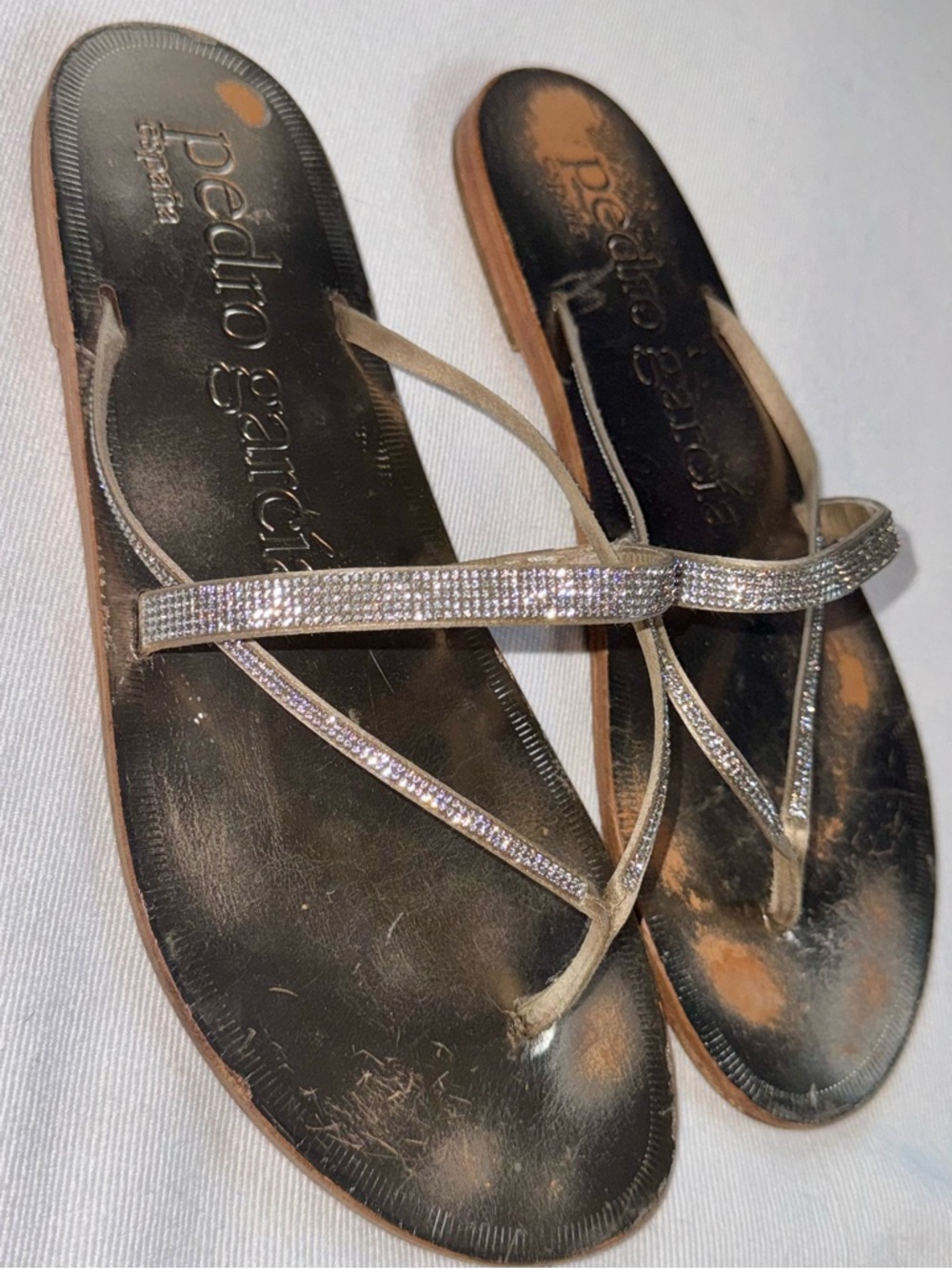 Pedro Garcia Swarovski crystal sandals